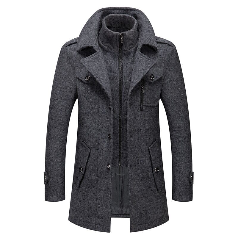 Casaco Europeu Masculino Moda Masculina Inverno Jaquetas Frio