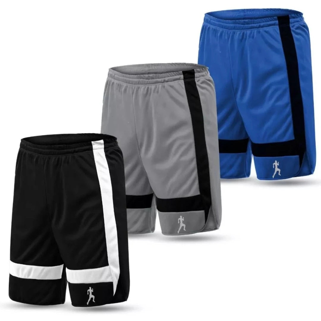 Kit  Bermudas Shorts Masculino Dry Fit Academia Treino