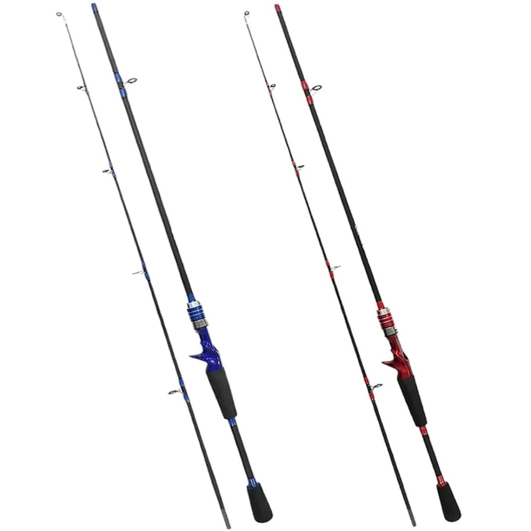 Kit 2 Varas de Pesca 1,50mts Fibra de Carbono de Carretilha