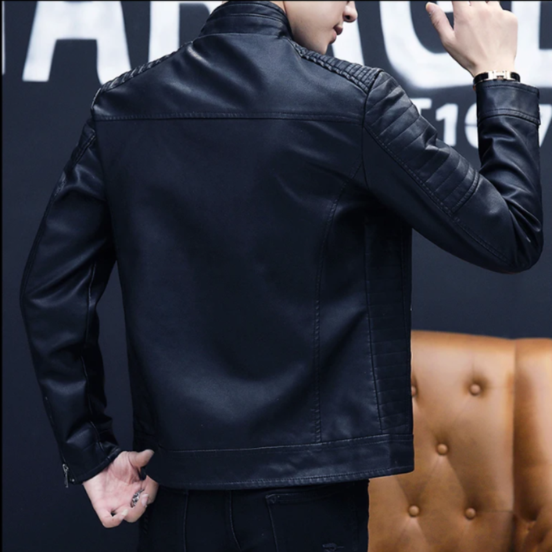 Jaqueta de Couro Masculina Berry
