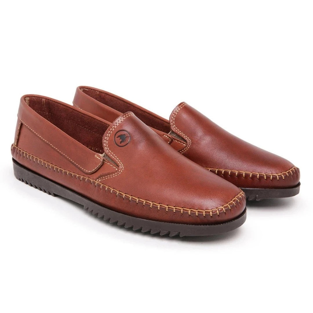 Mocassim Masculino Dockside 2024 Cores Conforto Drive Couro Legítimo