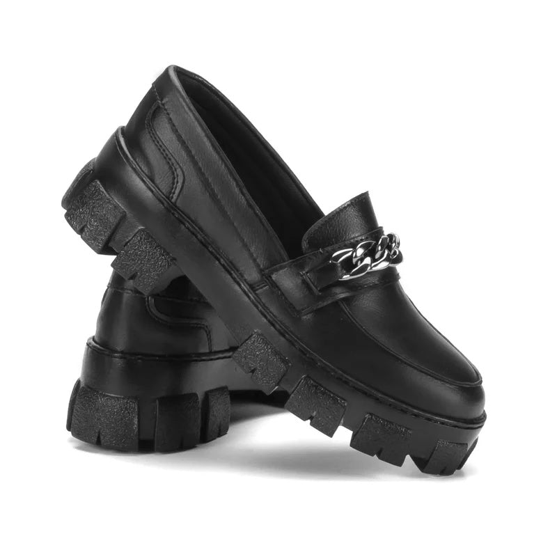 Mocassim Feminino Tratorado Oxford