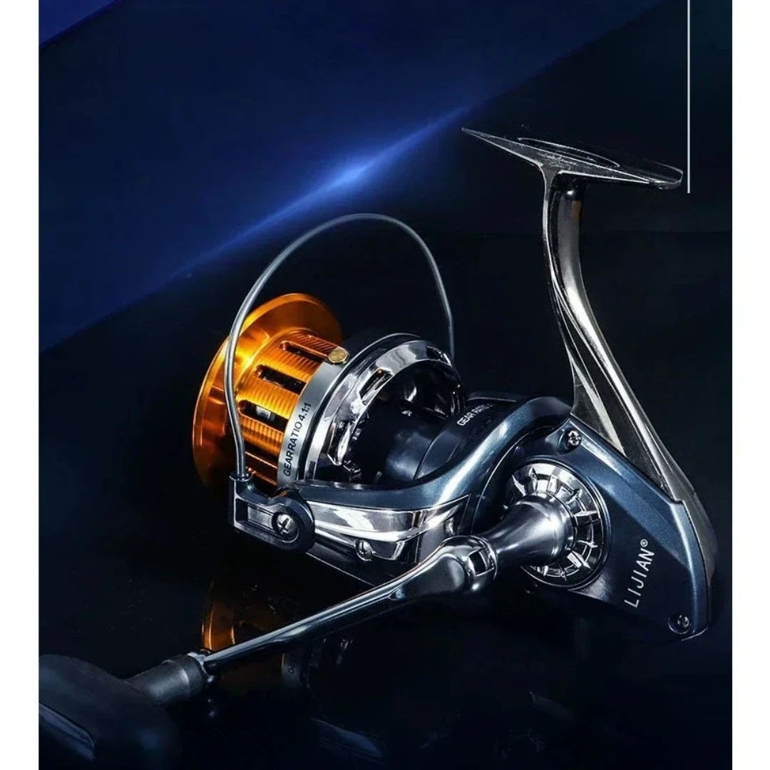 Molinete 4.1:1 Drag 30Kg Para Grandes Peixes