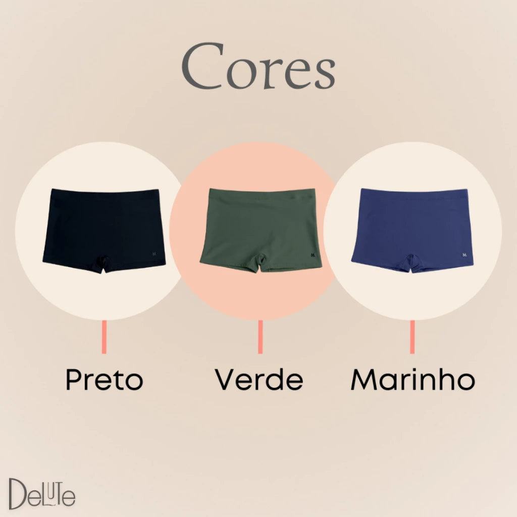 Sunga Boxer Massh Lisa Forrada com Cordão de Regulagem Masculina Adulto Moda Praia FPS 50