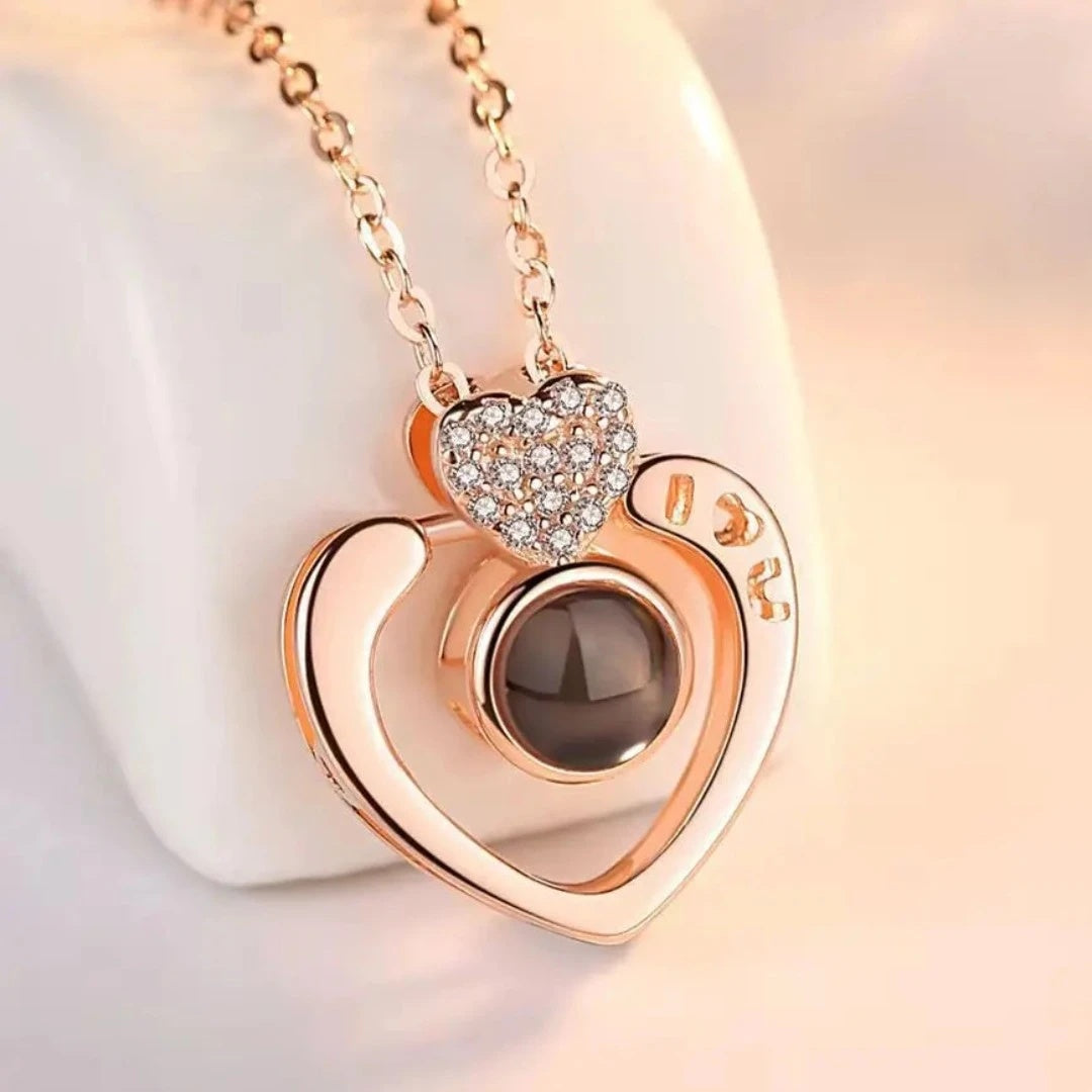 Colar I love you Com Caixa de Presente