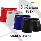 Kit Cuecas Box Boxer Microfibra Adulta