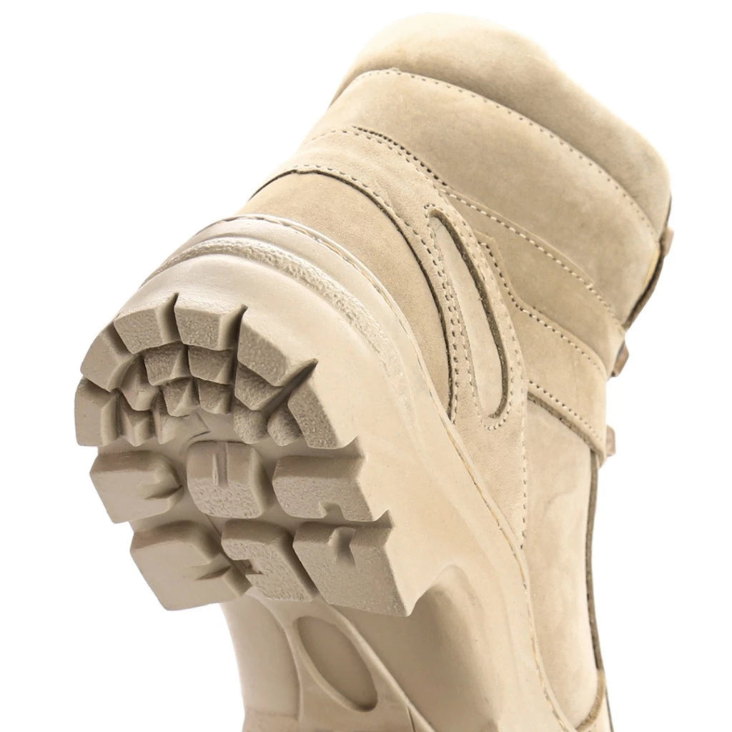 Bota Coturno Rebento Adventure Militar Couro Areia