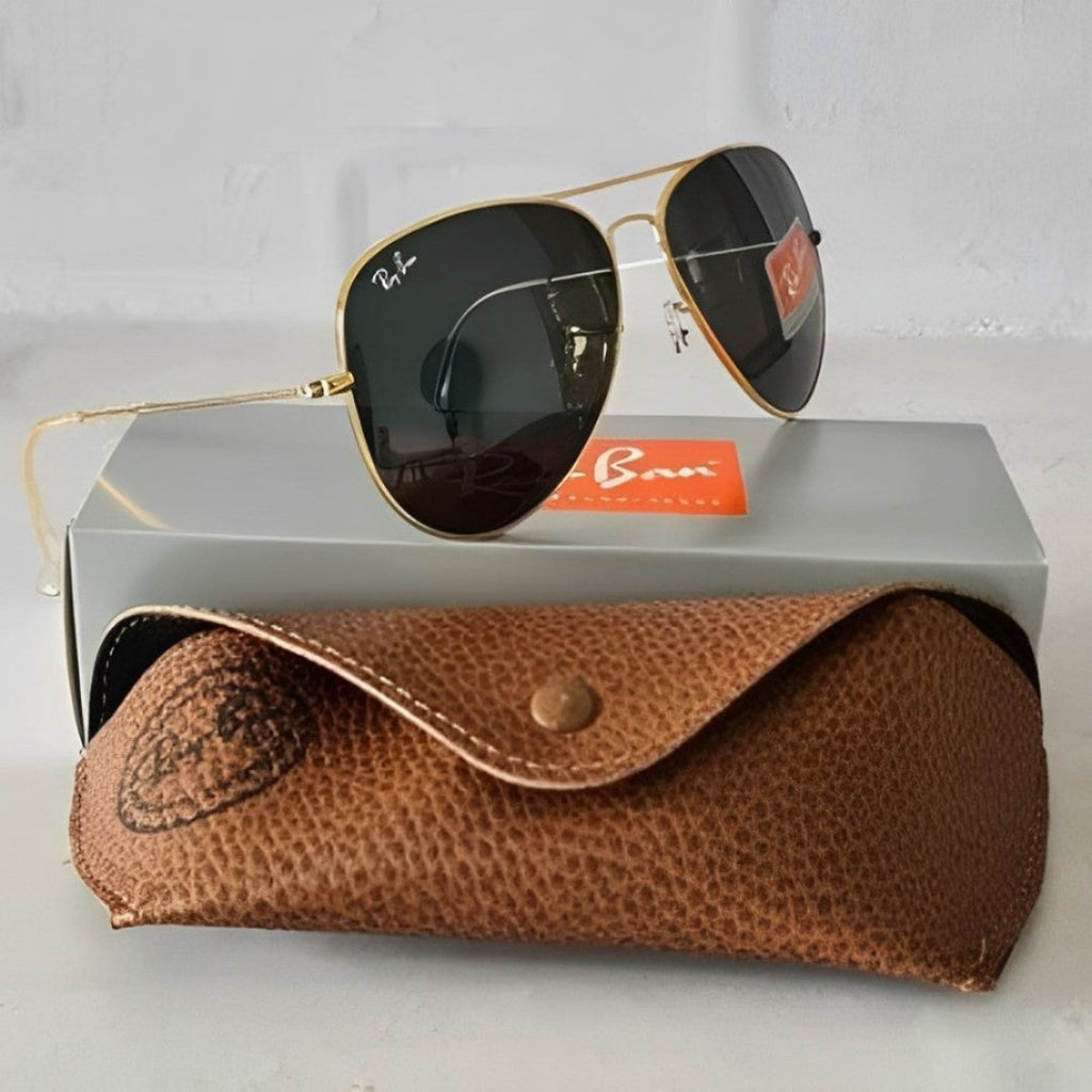 (COMPRE 1 LEVE 2) Óculos Aviador em Lentes de Cristal + Brindes Exclusivos