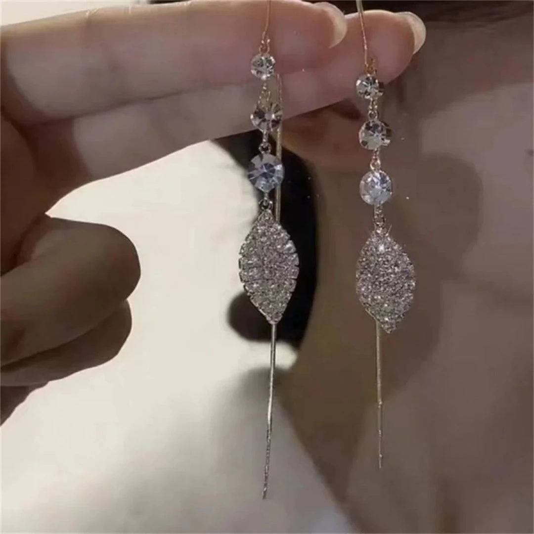 Brinco Folha de Cristal