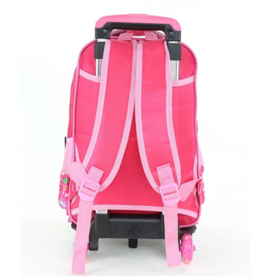 Mochila Infantil de Rodinhas Menino Menina Escolar Resistente Bolsa Impermeável MA9319-8D