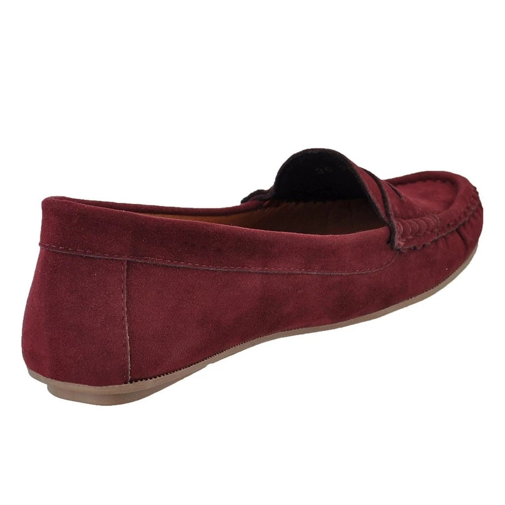 Mocassim Feminino de Camurça