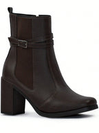 Bota Feminina Coturno Tratorado