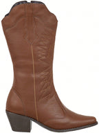 Bota Feminina Western Texana Country Rodeio Cano Alto