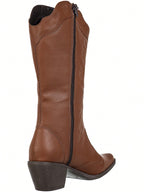 Bota Feminina Western Texana Country Rodeio Cano Alto