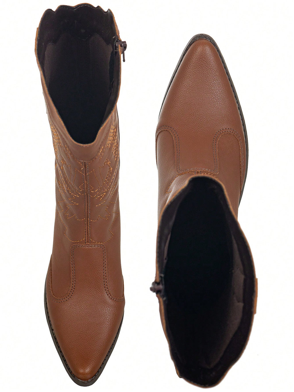 Bota Feminina Western Texana Country Rodeio Cano Alto
