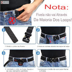 Cinto tático Militar Largo Masculino Nylon Fivela Liga de Zinco e Engate Rápido - lojaidealgolden