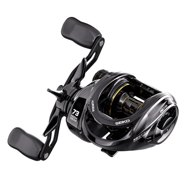 Carretilha JOHSCOO Seiko Kuroda - 8 a 10KG Drag - 18+1 Rolamentos