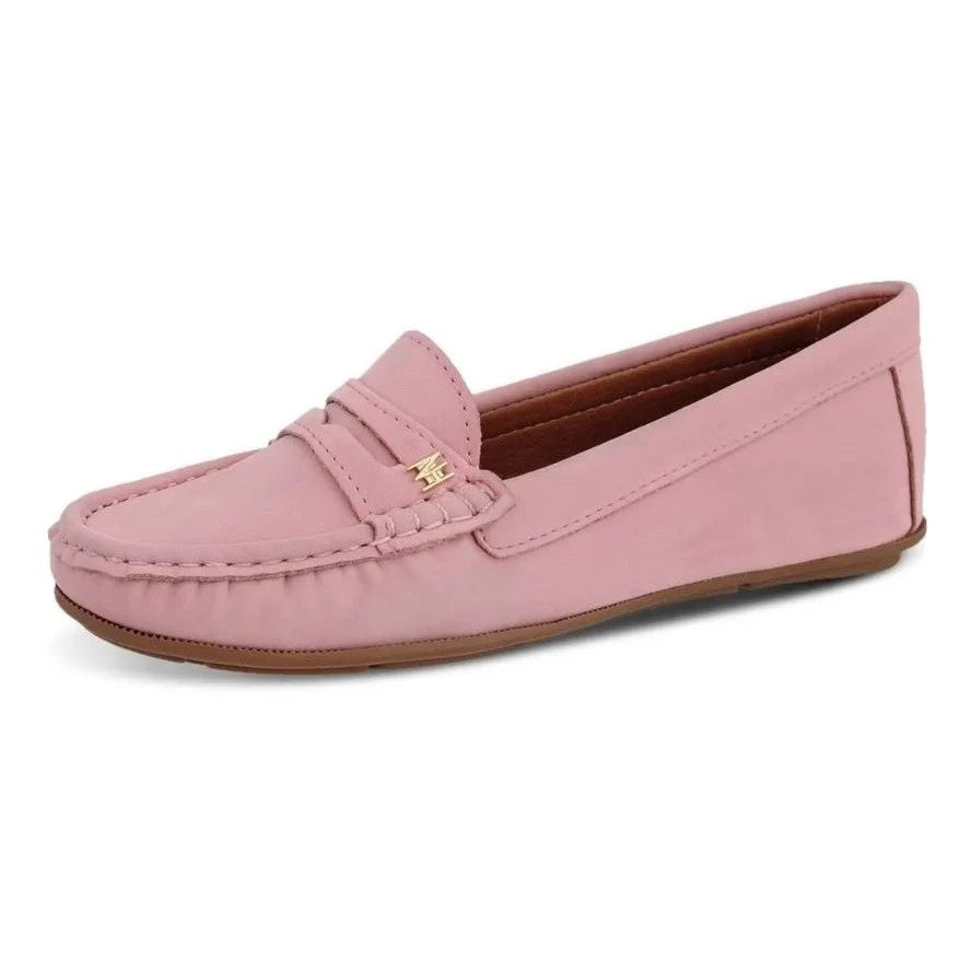 Mocassim Feminino de Camurça