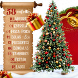 Arvore de Natal 2025 kit completo