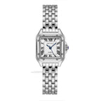 Relógio de Quartzo Feminino de Luxo + Pulseira de Lige Dourada