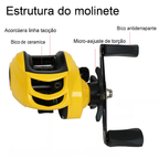 Carretilha Daiwa 18KG Drag 18+1 Rolamentos Anti-Cabeleira 7.2:1