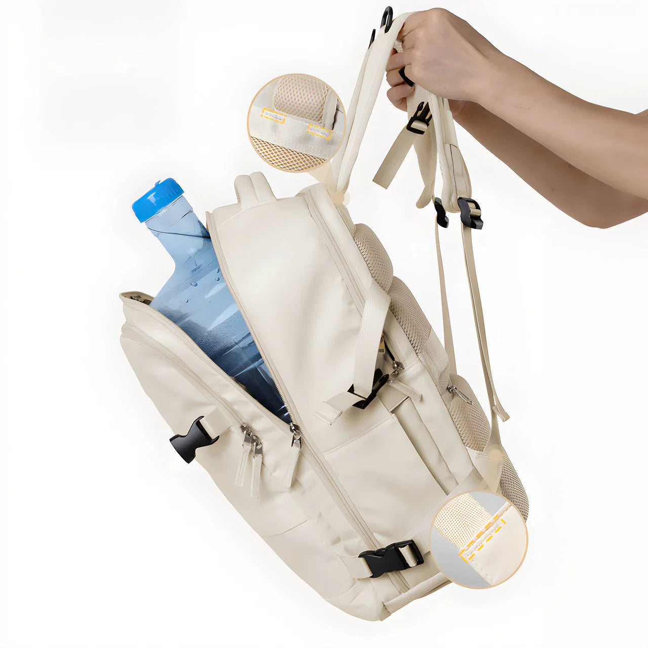 Mochila Moderna Bestravel - Impermeável para Viagem Trabalho  Faculdade