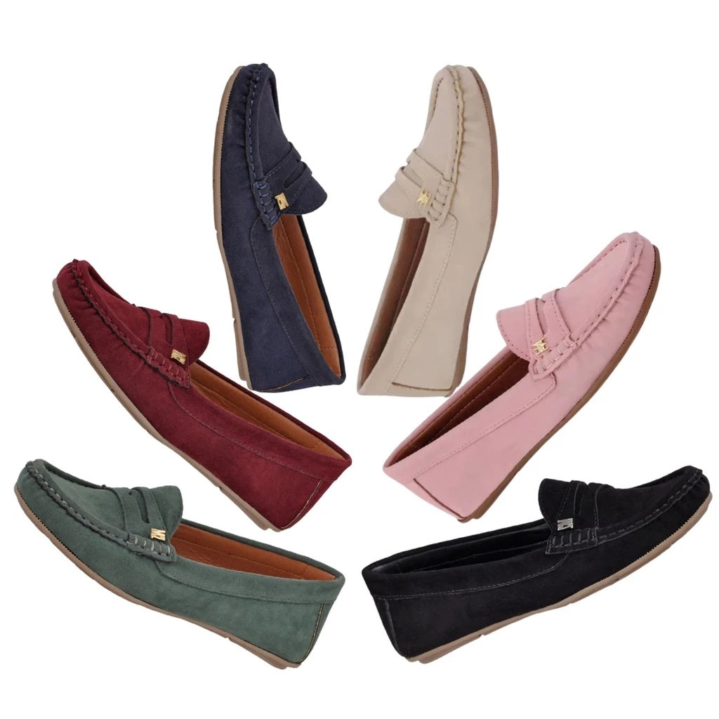 Mocassim Feminino de Camurça