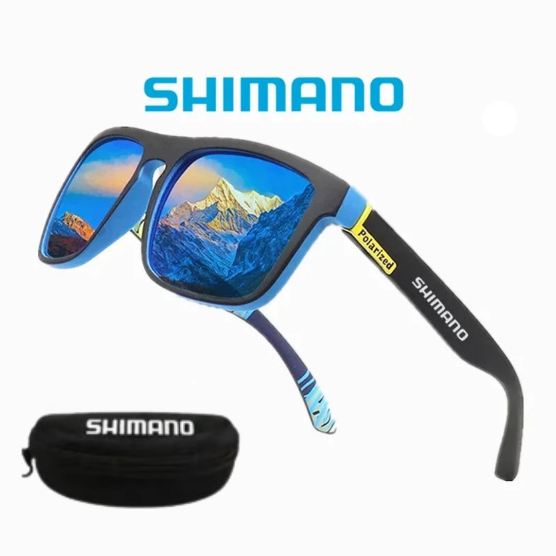 Óculos Polarizado Shimano UV400 + Case em Couro Sintético Shimano + Brinde Exclusivo