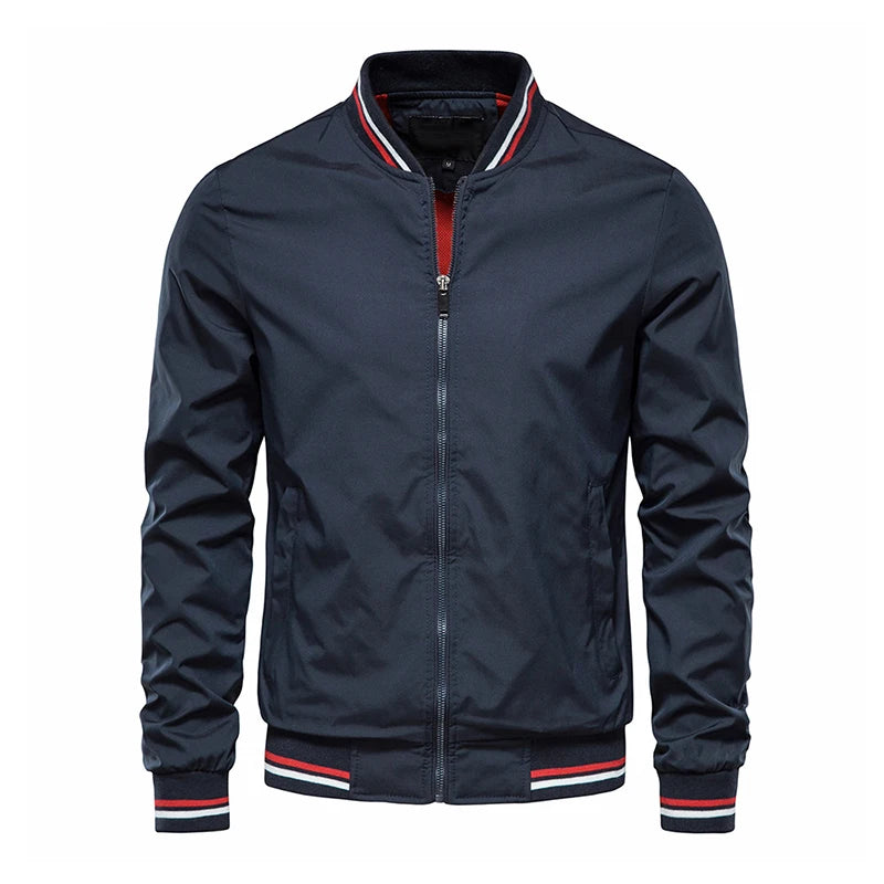 Jaqueta Masculina Impermeável com Gola Curta