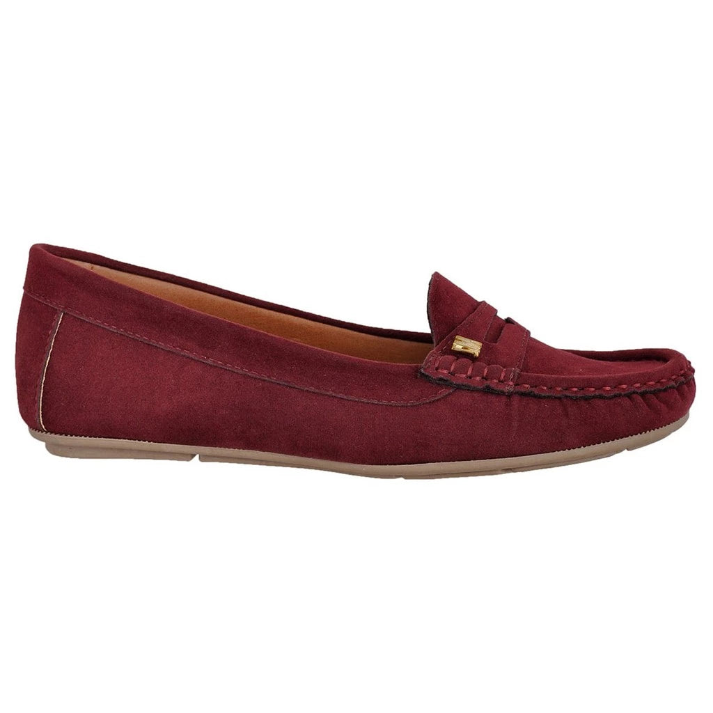Mocassim Feminino de Camurça