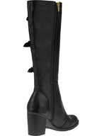 Bota Feminina Cano Longo Ajustável com Zíper