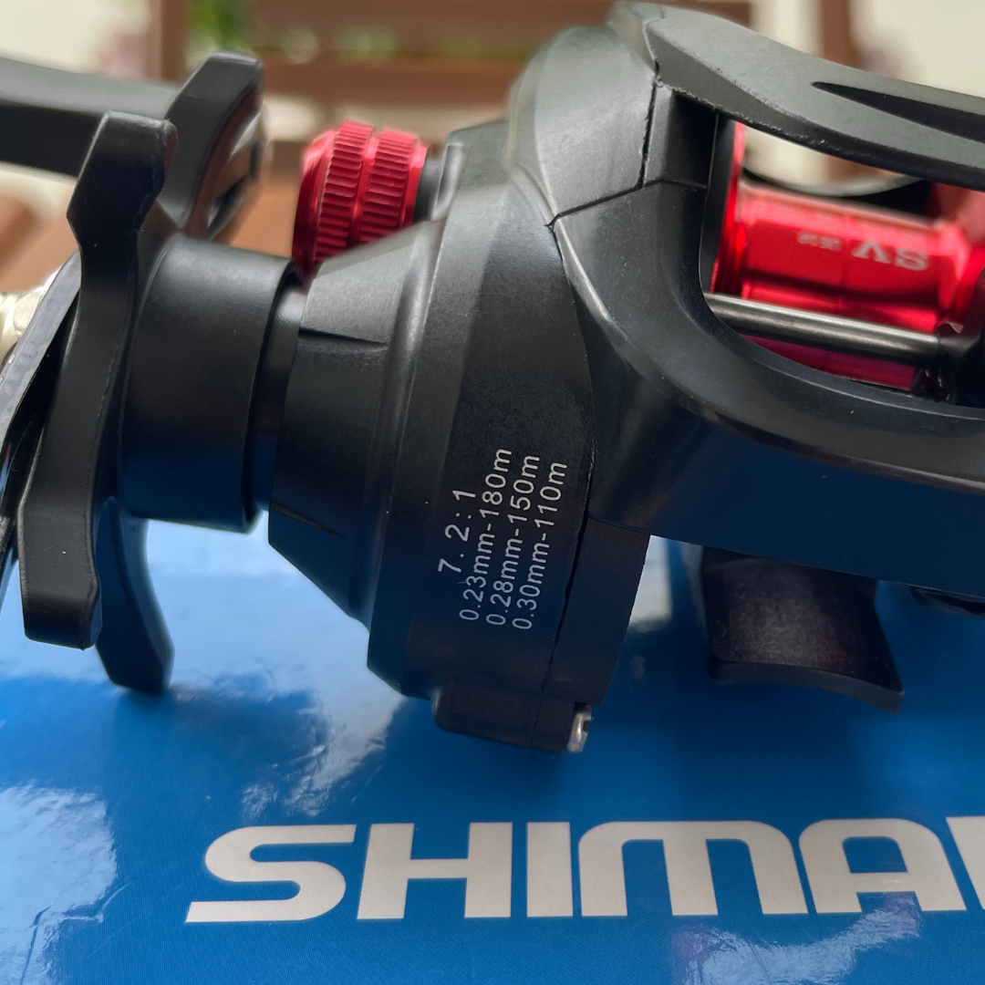 Carretilha Shimano 7.2:1 Geração 2024 + 2 Brindes Exclusivos