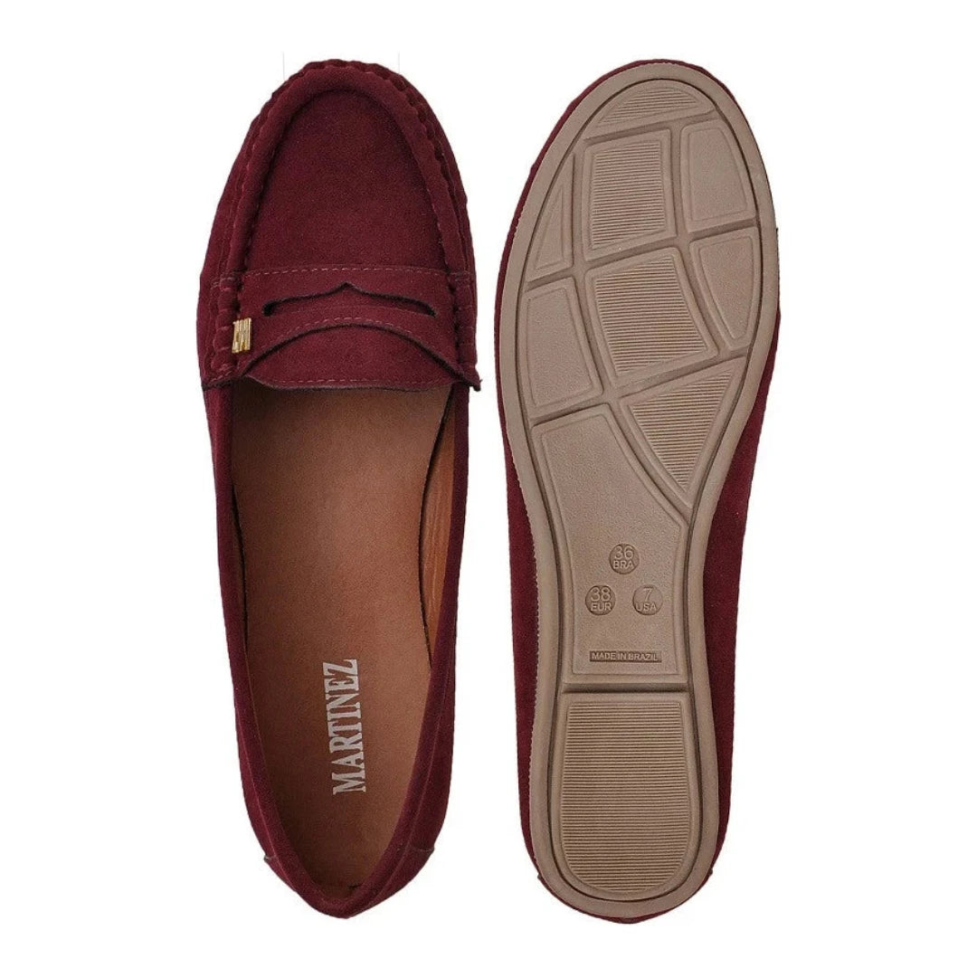Mocassim Feminino Camurça BellaForma