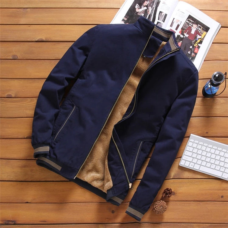 Jaqueta Bomber Slim Forrada