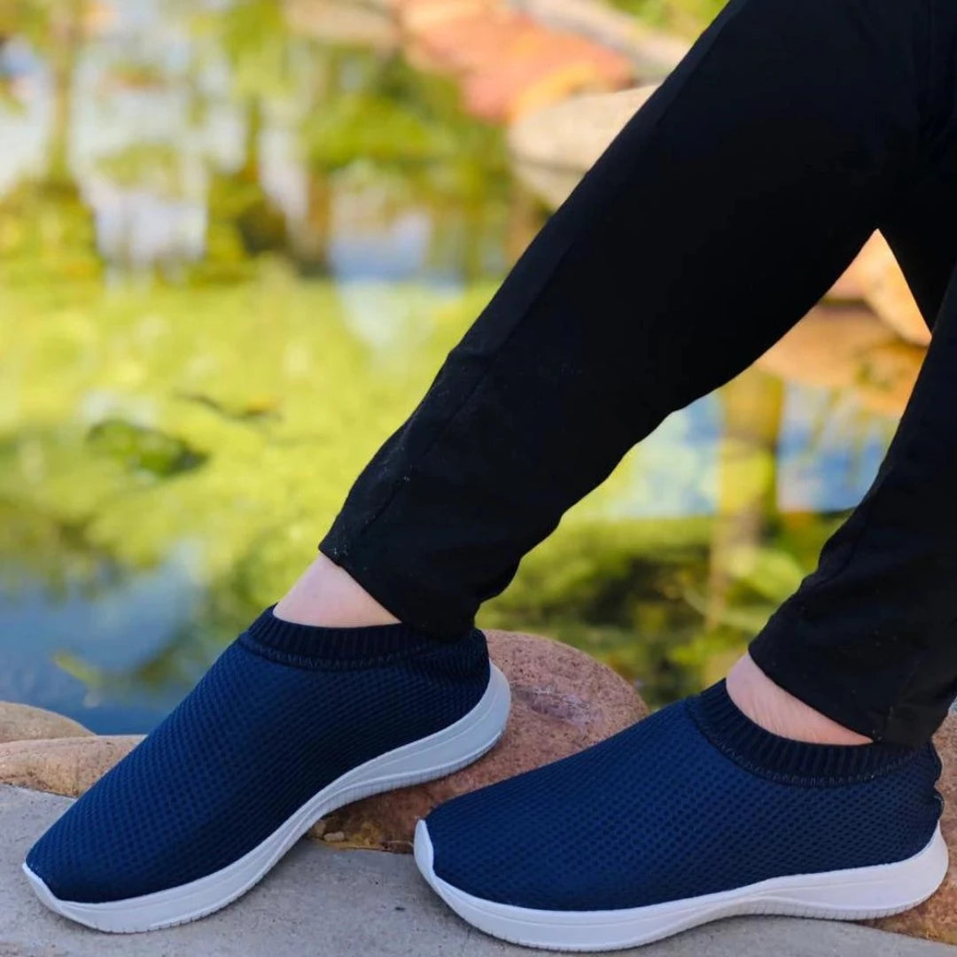 (COMPRE 1 E LEVE 2) Tênis Meia Feminino Ultra Conforto (Sensação de Andar Descalço)