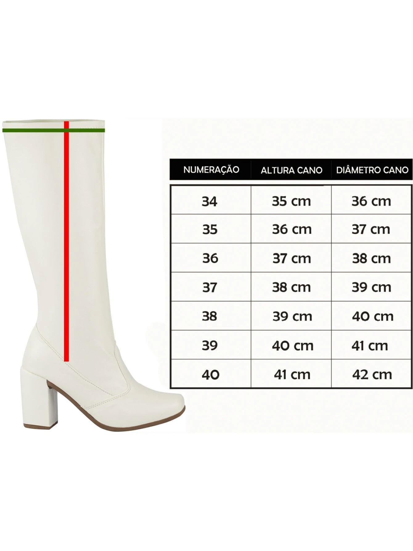 Bota Feminina Festa Junina Montaria