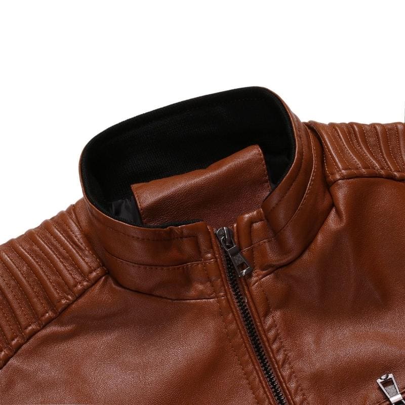 Jaqueta de Couro Masculina Berry