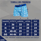 Kit 10 Cuecas Box Boxer BJ Microfibra Lisas ou Estampadas (PAGUE 7 E LEVE 10)