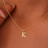 Colar de Ouro com Inicial do Nome