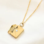 Colar com Cartão Envelope I Love You