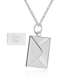 Colar com Cartão Envelope I Love You