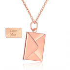 Colar com Cartão Envelope I Love You