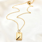 Colar com Cartão Envelope I Love You