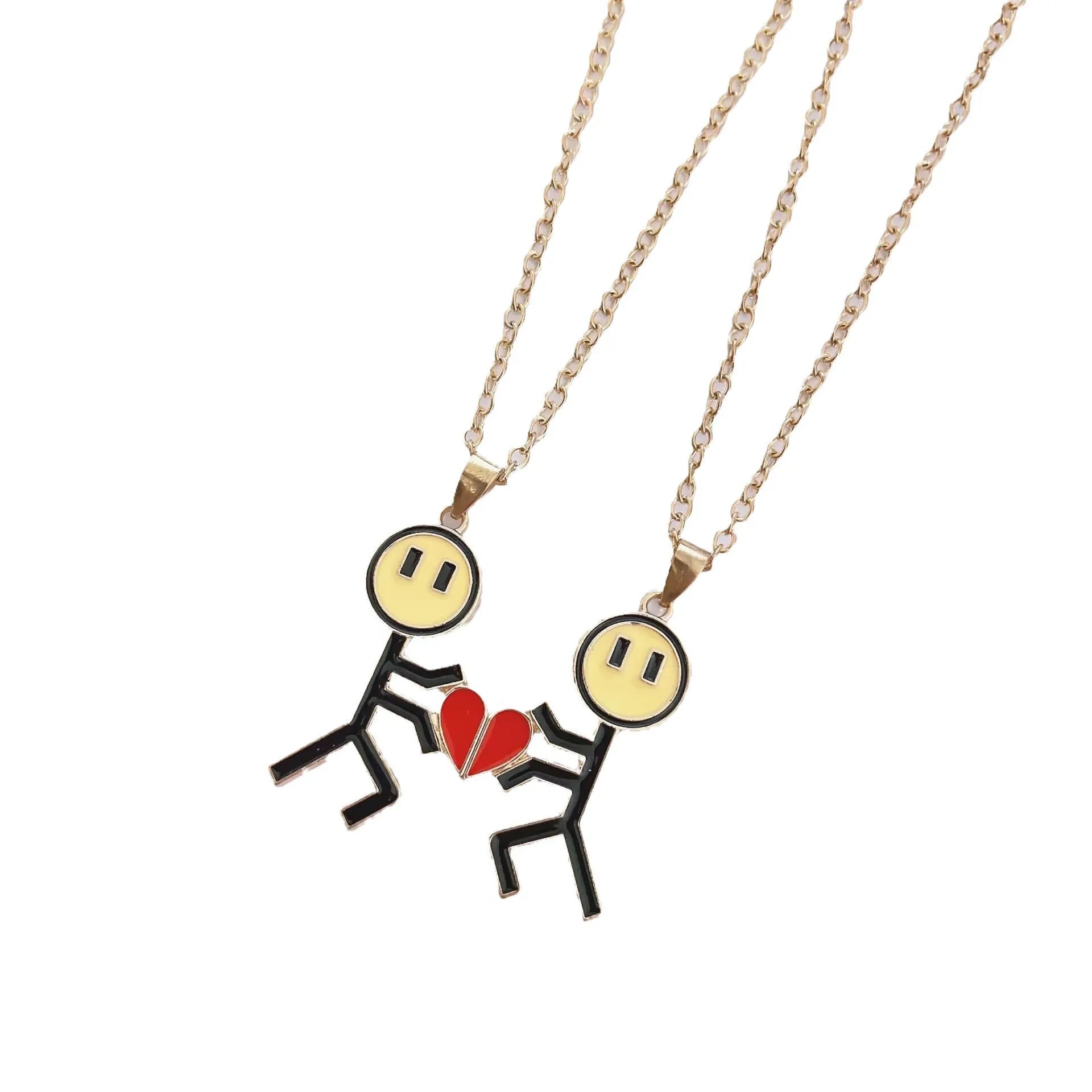 Colar Prateado Chave para o Amor