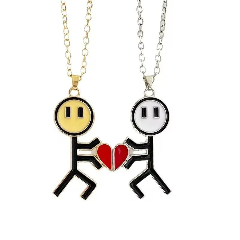 Colar Prateado Chave para o Amor