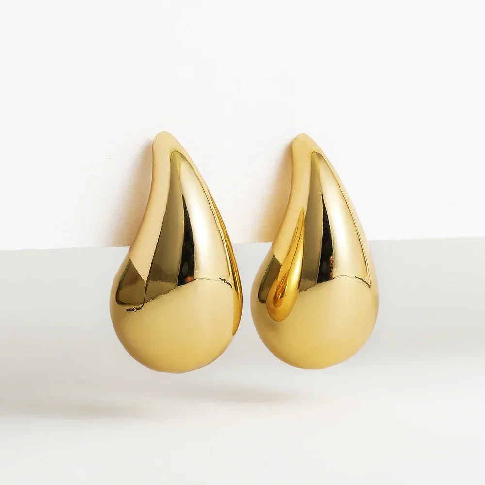 Brinco de Gotas Banhado a Ouro