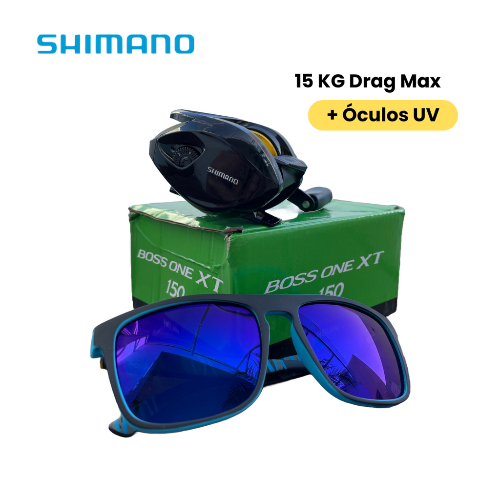 Carretilha Shimano XT 150 + Óculos Polarizado (Brinde Exclusivo)