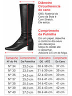 Bota Feminina Cano Médio FashionBlack
