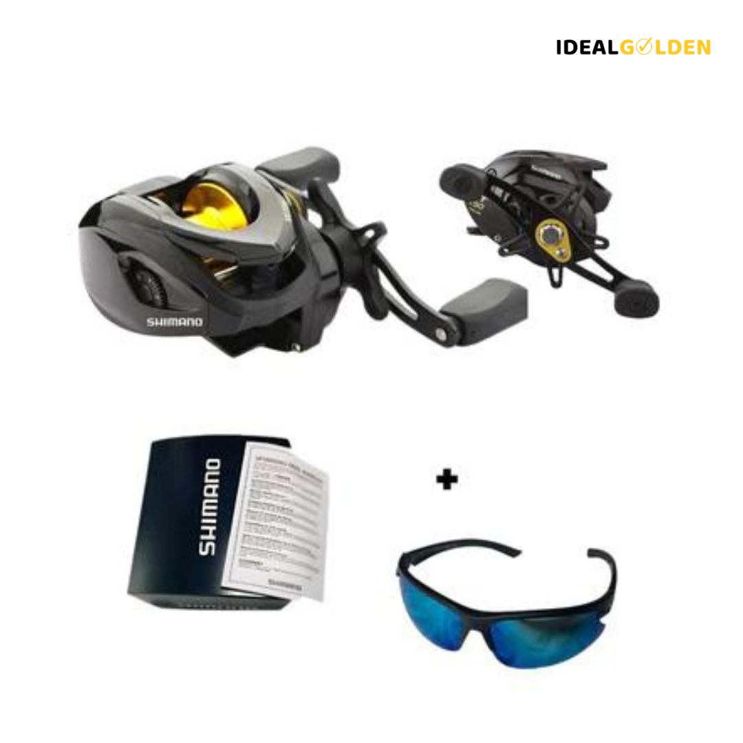 Carretilha Shimano Boss One XT 150 Drag 10Kg + Óculos Shimano de Brinde