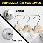 Varal Retrátil em Aço Inox Ultra Resistente 2.9MH